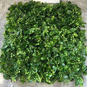 20"X20" Artificial Evergreen Green-Leaf Wall Panel, 24PCS/CS