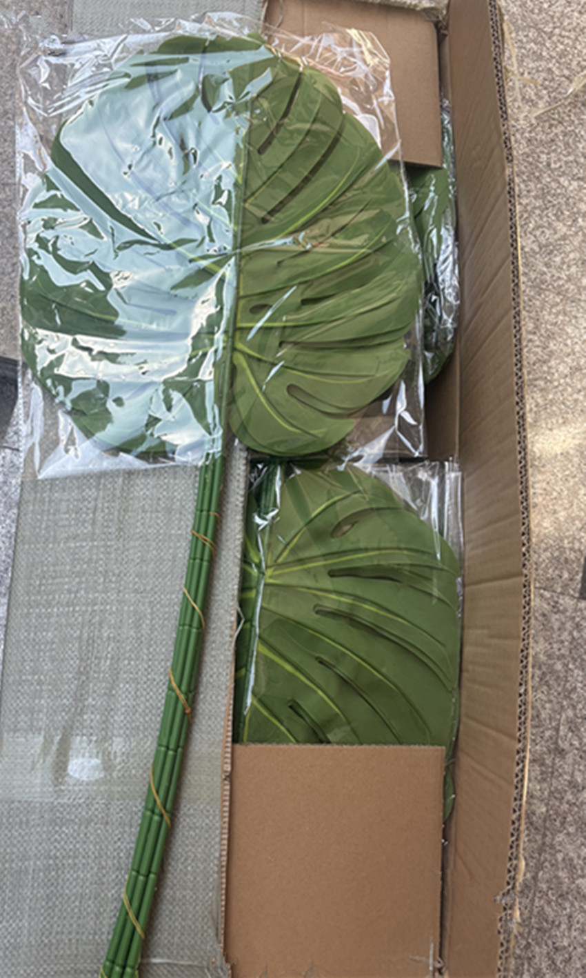 Extra-Long Monstera Leaf Stem, 2.3oz, 15"X17"X35" - Image 3